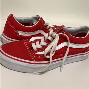 Red Vans Sneakers Low ‘Old Skool’ ❤️ 👟